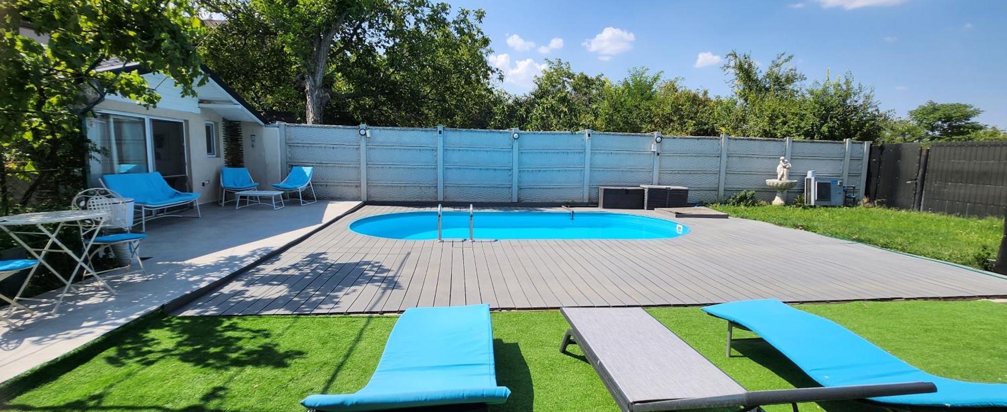 Morii Lake Pool Villa บูคาเรสต์ ภายนอก รูปภาพ